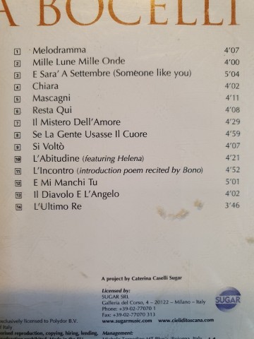 Tracks cd andrea bocelli   cieli di toscana   0731458924425