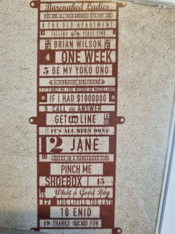 Tracks cd barenaked ladies   disc one 1991 2001  all their greatest hits   0093624807520