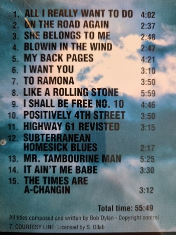 Tracks cd bob dylan   blowin in the wind   4013659037194