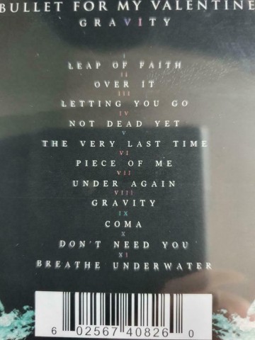 Tracks cd bullet for my valentine   gravity   0602567408260