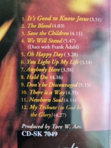 Tracks cd carola   my tribute   cd sk 7049