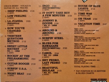 Tracks cd chuck berry   sweet little sixteen   rts 33032