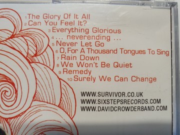 Tracks cd david crowder band   remedy   5019282510126