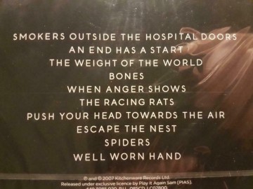 Tracks cd editors   an end has a start   5413356133028