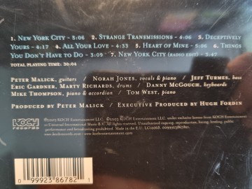 Tracks cd ep the peter malick group feat norah jones   new york city   0099923867821