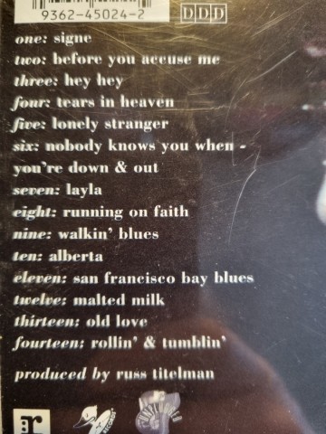 Tracks cd eric clapton   unplugged   0093624502425