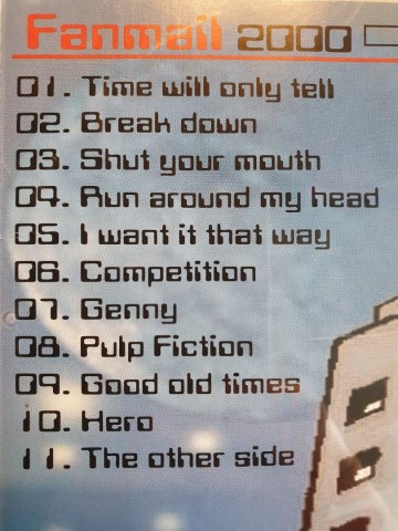 Tracks cd fanmail   2000   0647077117929