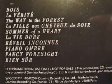 Tracks cd francois  the atlas mountains   piano ombre   wigcd321p