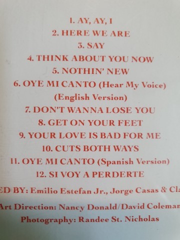 Tracks cd gloria estefan   cuts both ways   5099746514525