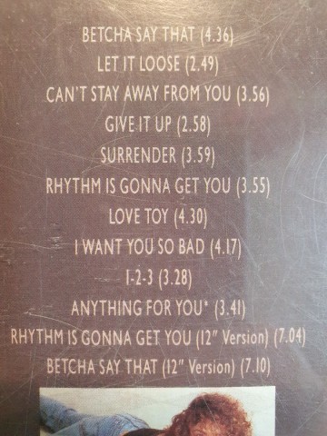 Tracks cd gloria estefan and miami sound machine   anything for you   5099746312527