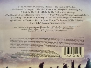 Tracks cd howard shore   the lord of the rings  the fellowship of the ring   0093624811022