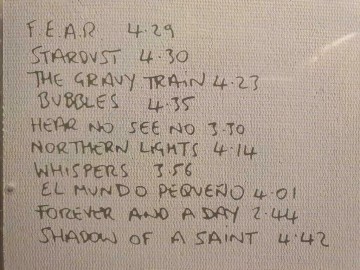 Tracks cd ian brown   music of the spheres   0731458912620