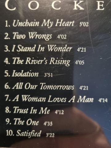 Tracks cd joe cocker   unchain my heart   0077774828529