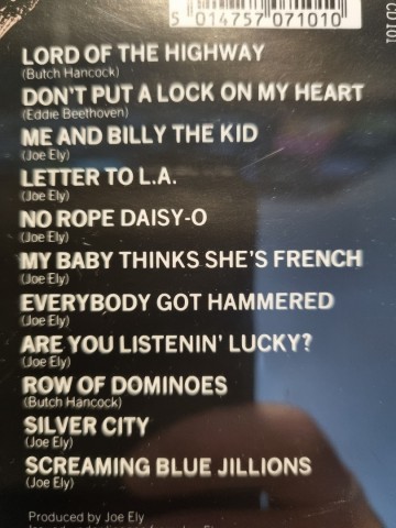 Tracks cd joe ely   lord of the highway   5014757071010