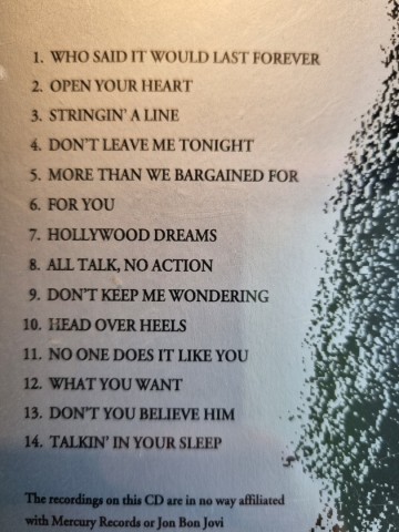 Tracks cd john bongiovi   the power station years 1980 1983   5033809101123