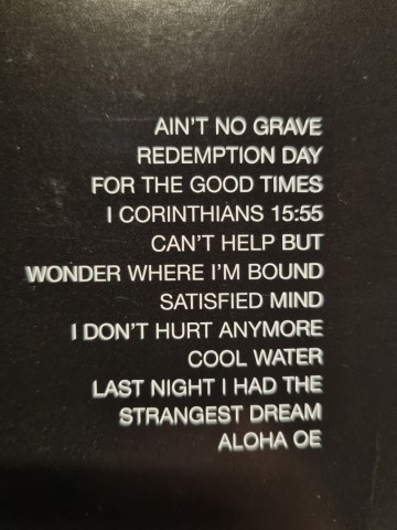 Tracks cd johnny cash   american vi aint no grave   0602527315621