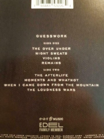 Tracks cd lloyd cole   guesswork   0193483532264