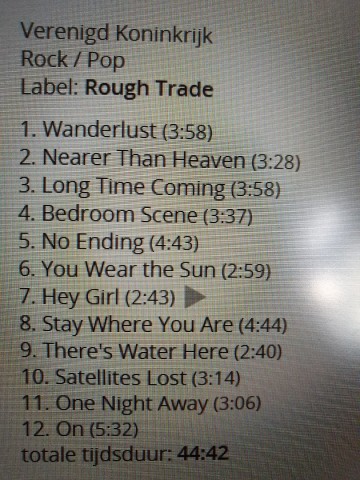 Tracks cd mm cddvd delays   faded seaside glamour   5050159811458