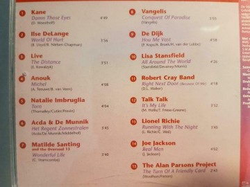 Tracks cd muziek 20 daagse   20 jaar hits 1981 2001   0724320010623