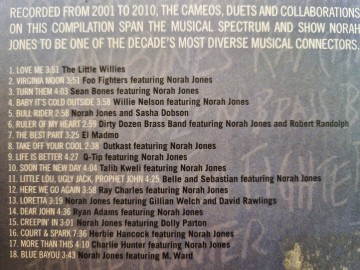 Tracks cd norah jones   featuring   5099990986826