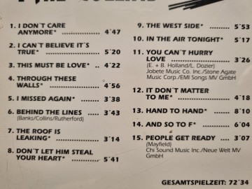 Tracks cd phil collins   live usa   imt 900 065