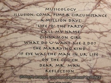 Tracks cd prince   musicology   0190759100127