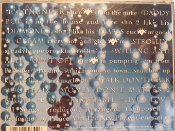 Tracks cd prince and the new power generation   diamonds and pearls   0075992537926 0