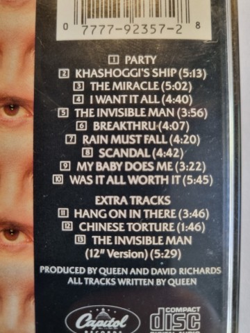 Tracks cd queen   the miracle   0077779235728 0
