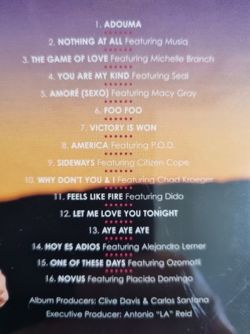 Tracks cd santana   shaman   0743219593825