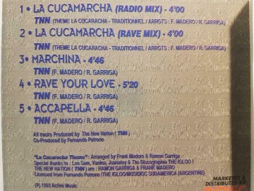 Tracks cd singletnn   la cucamarcha   5411530004591