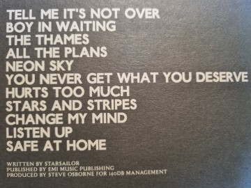 Tracks cd starsailor   all the plans   5099926772820