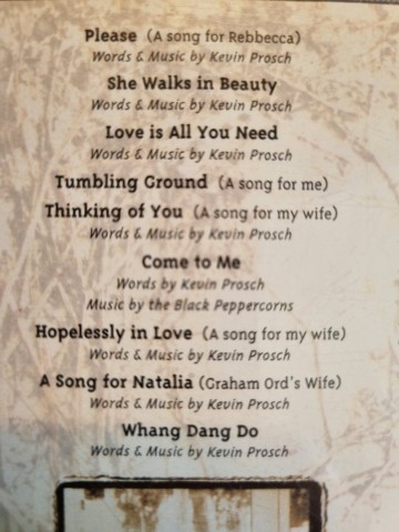 Tracks cd the black peppercorns   tumbling ground   5019282858525