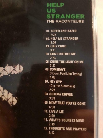 Tracks cd the raconteurs   help us stranger   5051083148009