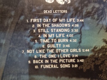 Tracks cd the rasmus   dead letters   0602498069349