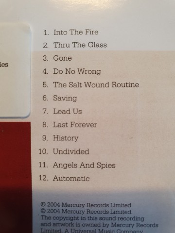 Tracks cd thirteen senses   the invitation   0602498669105