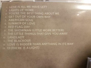 Tracks cd u2   songs of experience   0602557980295