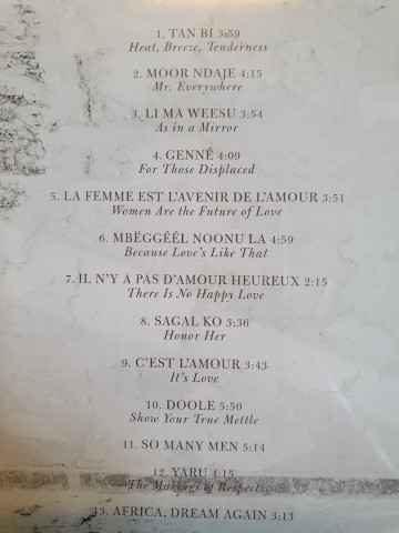 Tracks cd youssou ndour   nothings in vain   0075597965421