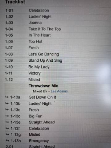 Tracks cd1 dsg 2cd kool  the gang   the very best of   01 4400 62