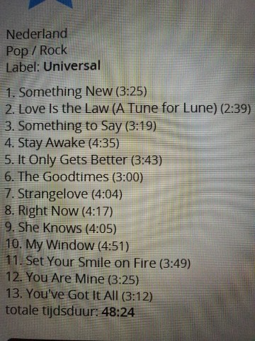 Tracks cd1 mm 2cdthe sheer   the keyword is excitement   0602498678442