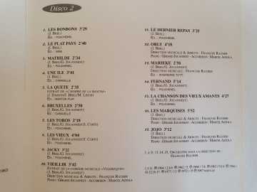 Tracks cd2 2cd jacques brel   jacques brel   0042284500128