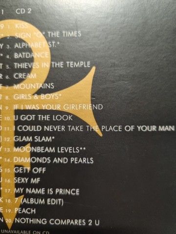 Tracks cd2 2cd prince   4ever   0093624914600 0