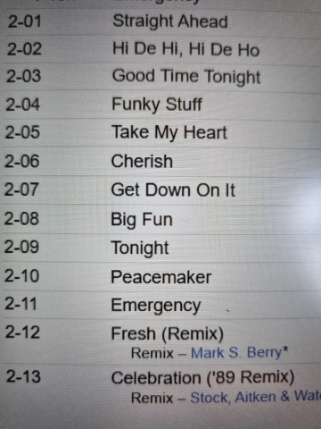 Tracks cd2 dsg 2cd kool  the gang   the very best of   01 4400 62