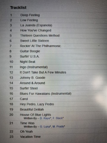 Tracks dgs cd chuck berry   sweet little sixteen   rts 33032