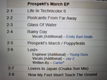 Tracks dgs cd ep coldplay   prospekts march ep   5099926471129