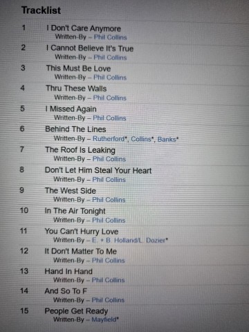 Tracks dgs cd phil collins   live usa   imt 900 065