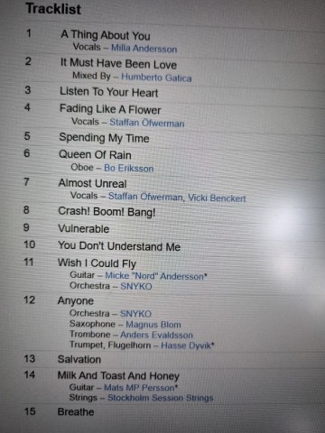 Tracks dgs cd roxette   the ballad hits   0724354185724