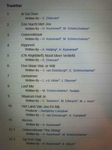 Tracks dgs cd ruth jacott   geheimen   8712195745872