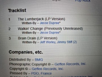 Tracks dgs cd single jackyl   the lumberjack   0720642178423