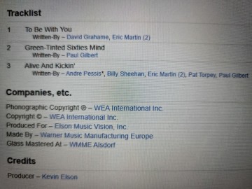 Tracks dgs cd single mr big   to be with you   0075678590924