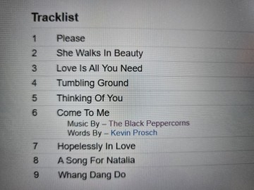 Tracks dgs cd the black peppercorns   tumbling ground   5019282858525